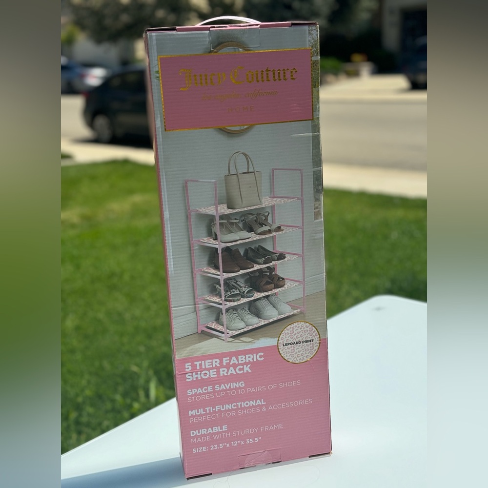 Juicy couture shoe rack